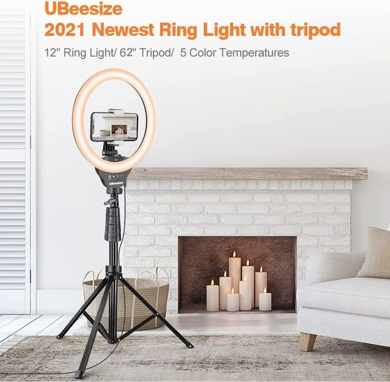UBeesize 12-inch Ring Light