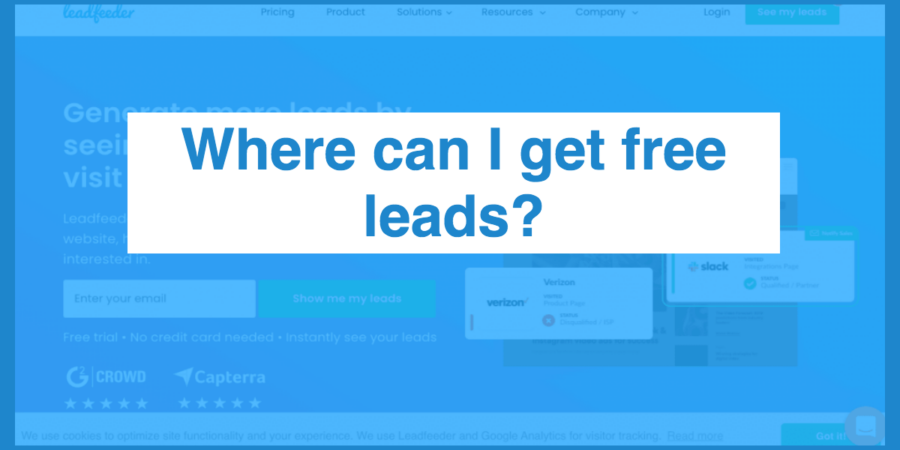 Websites for free leads