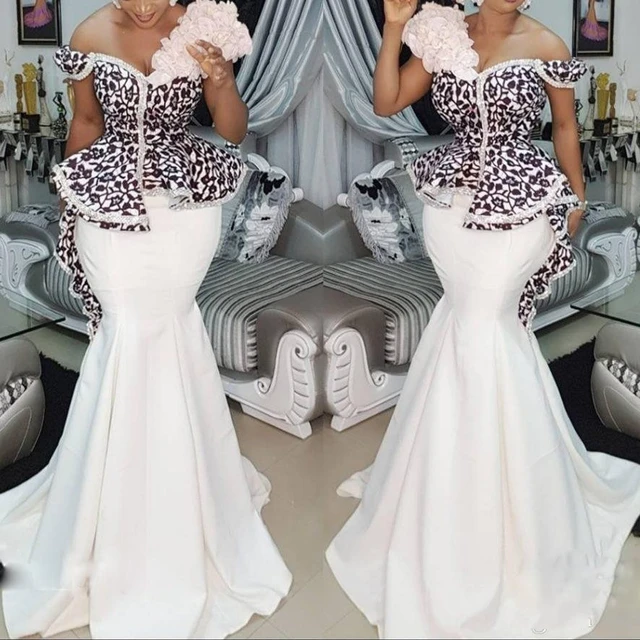 Lace gown styles for ladies