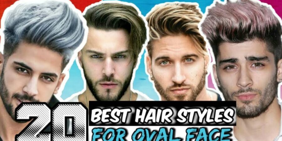 hairstyle for oval face men