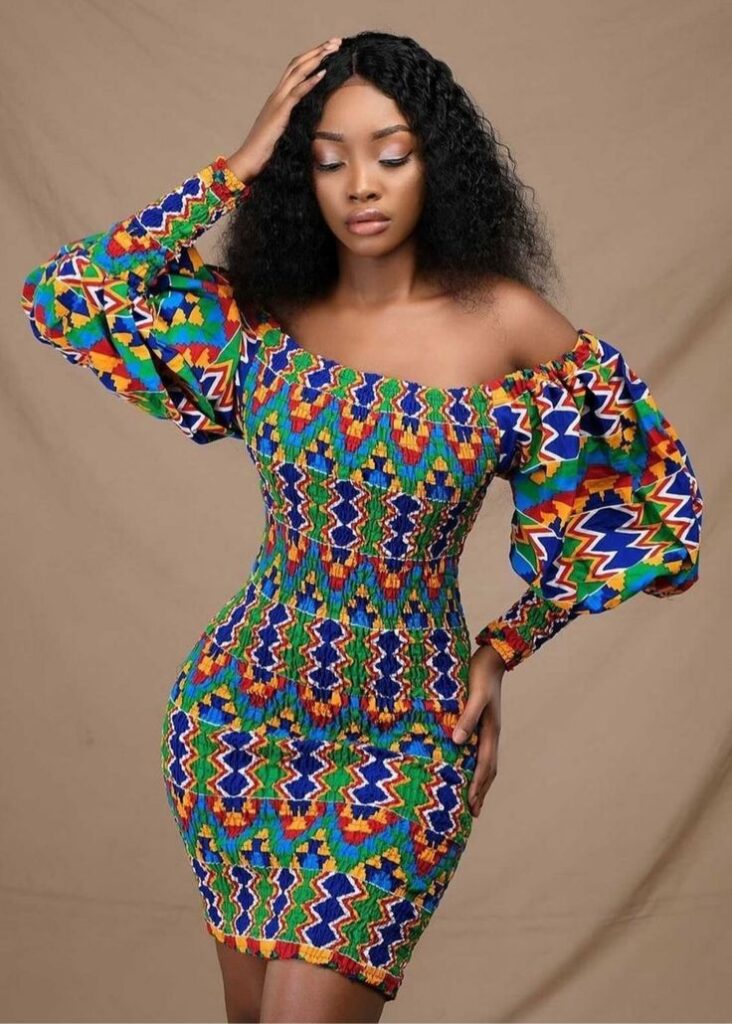 Bodycon African dress