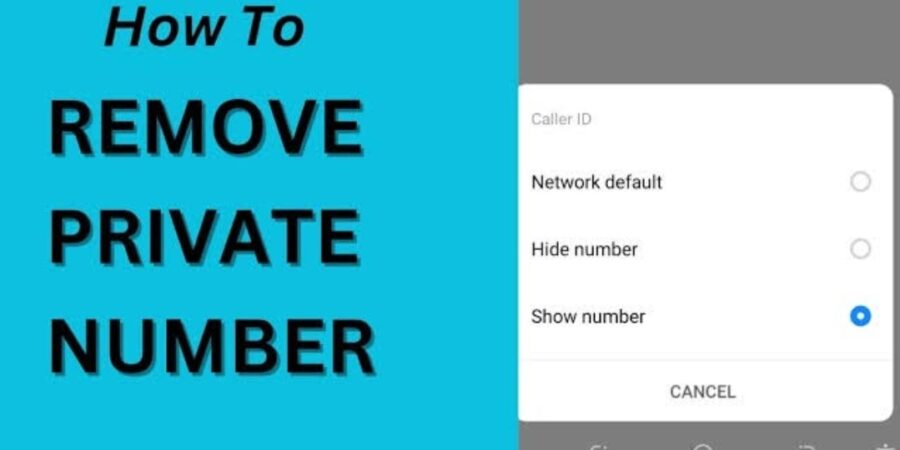 How to Remove Private Number