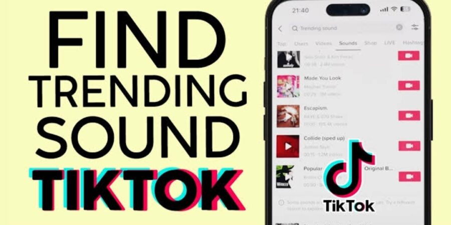How to find Trending tiktok sounds