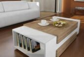 Multipurpose Center Table Coffee Table Chair With Book Shelf Furniture