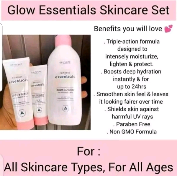 Glow Essential set and M&H Scrub