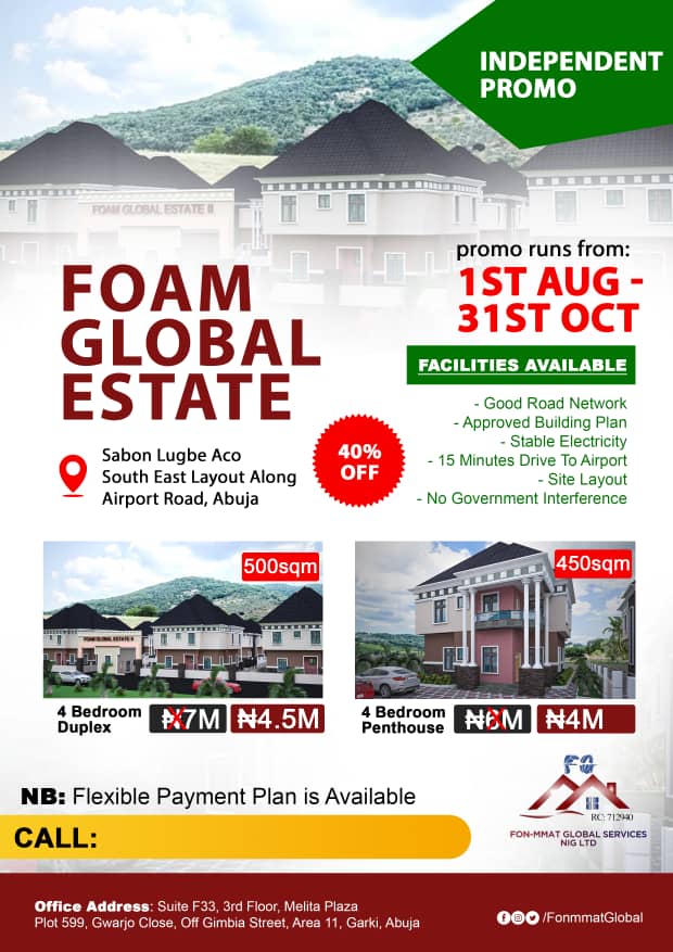 FOAM GLOBAL ESTATE