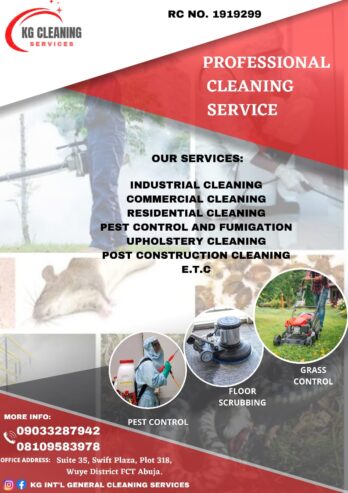KG General Cleaning services