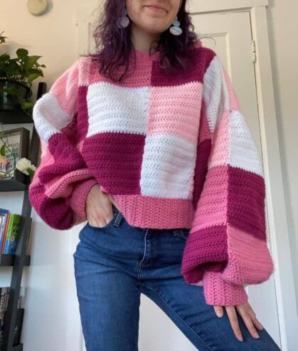 Crochet sweater