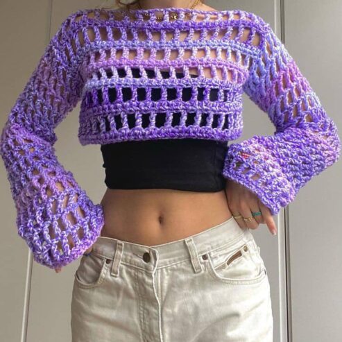 Crochet sweater