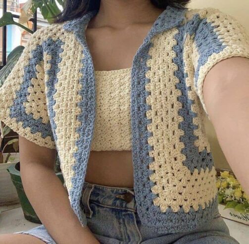 Crochet sweater