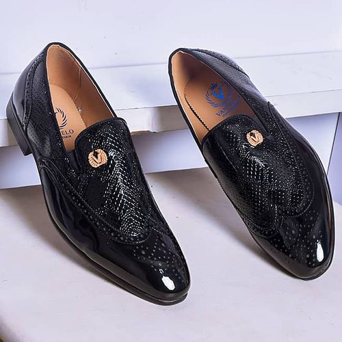 Vangelo CONFIRM CHAIN CRACK Trending Wedding BLACK Shoes GD