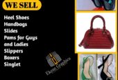 We sell bags shoes and many more