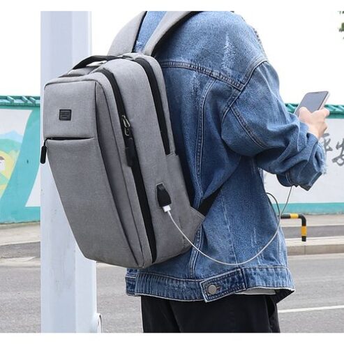 New Men’s And Women’s Anti-theft USB Laptop Backpack