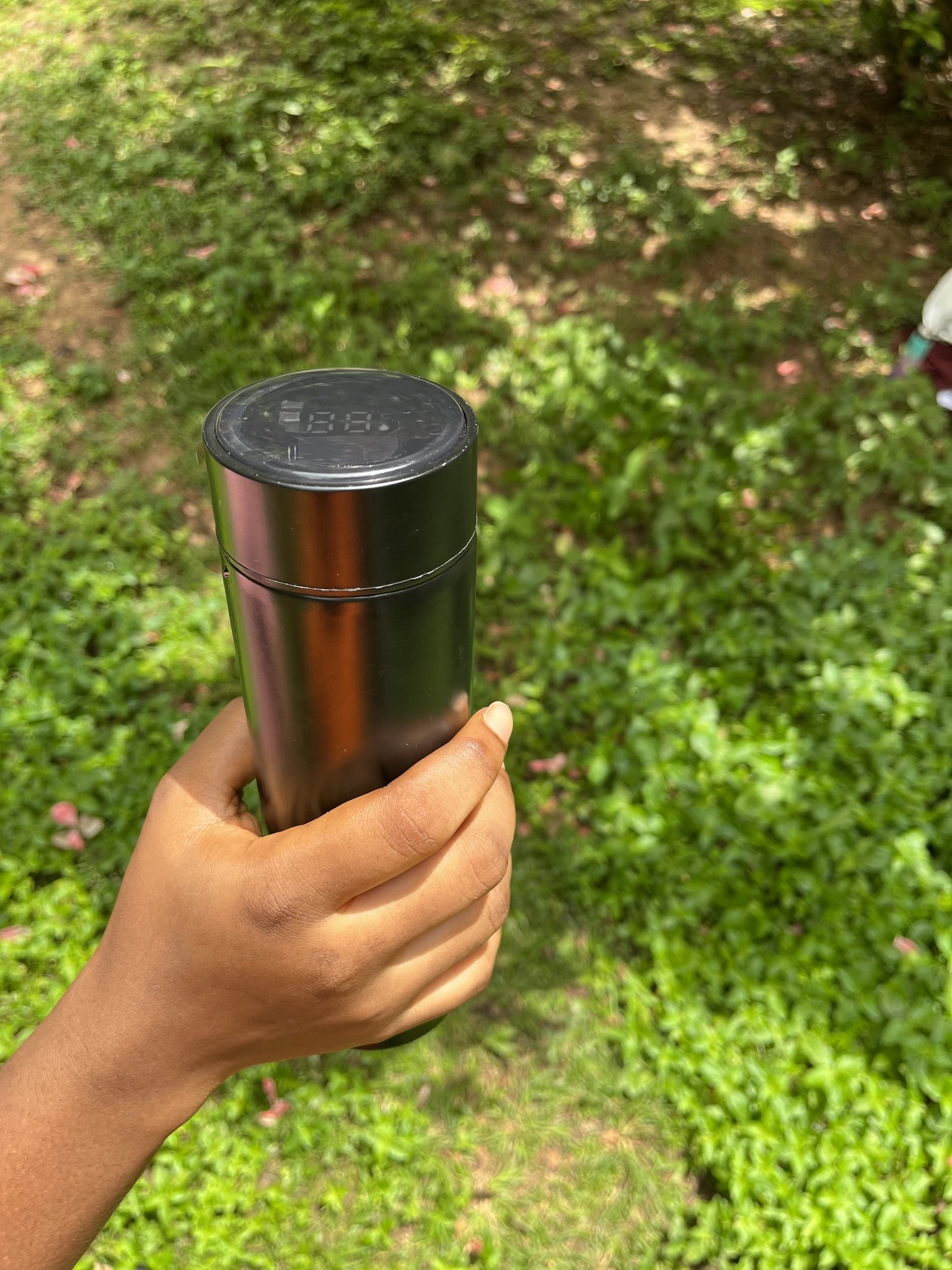 Vacuum Flask with temperature indicator