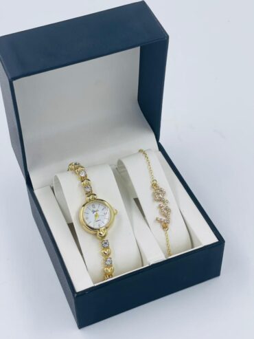 Wrist watch and bracelet