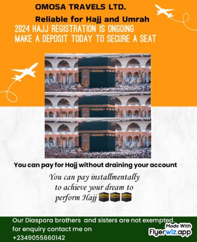 Hajj and Umrah travel Agent