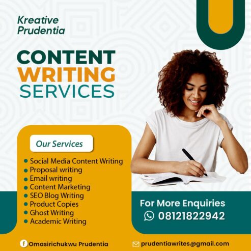 Content writing service