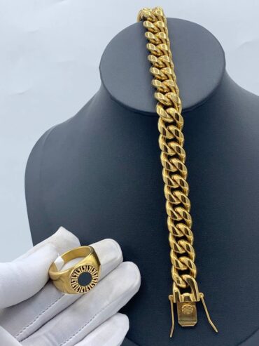 Cuban Hand chain and Ring