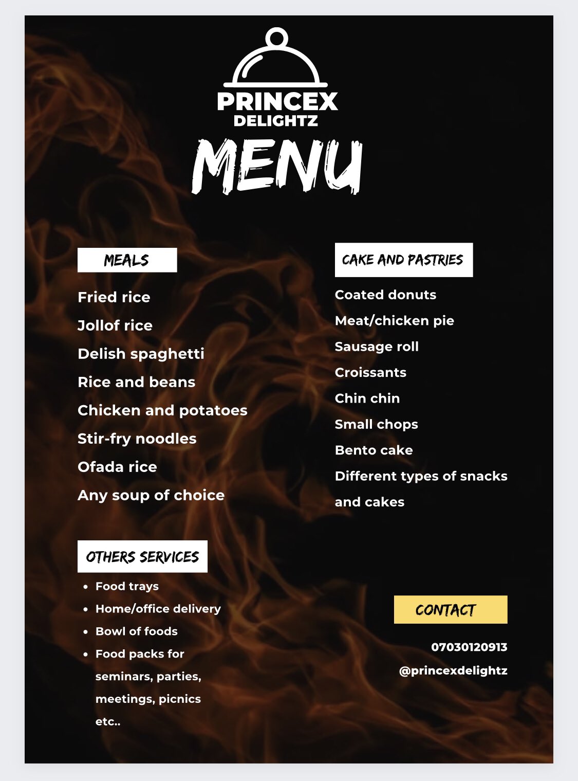 Food and catering services