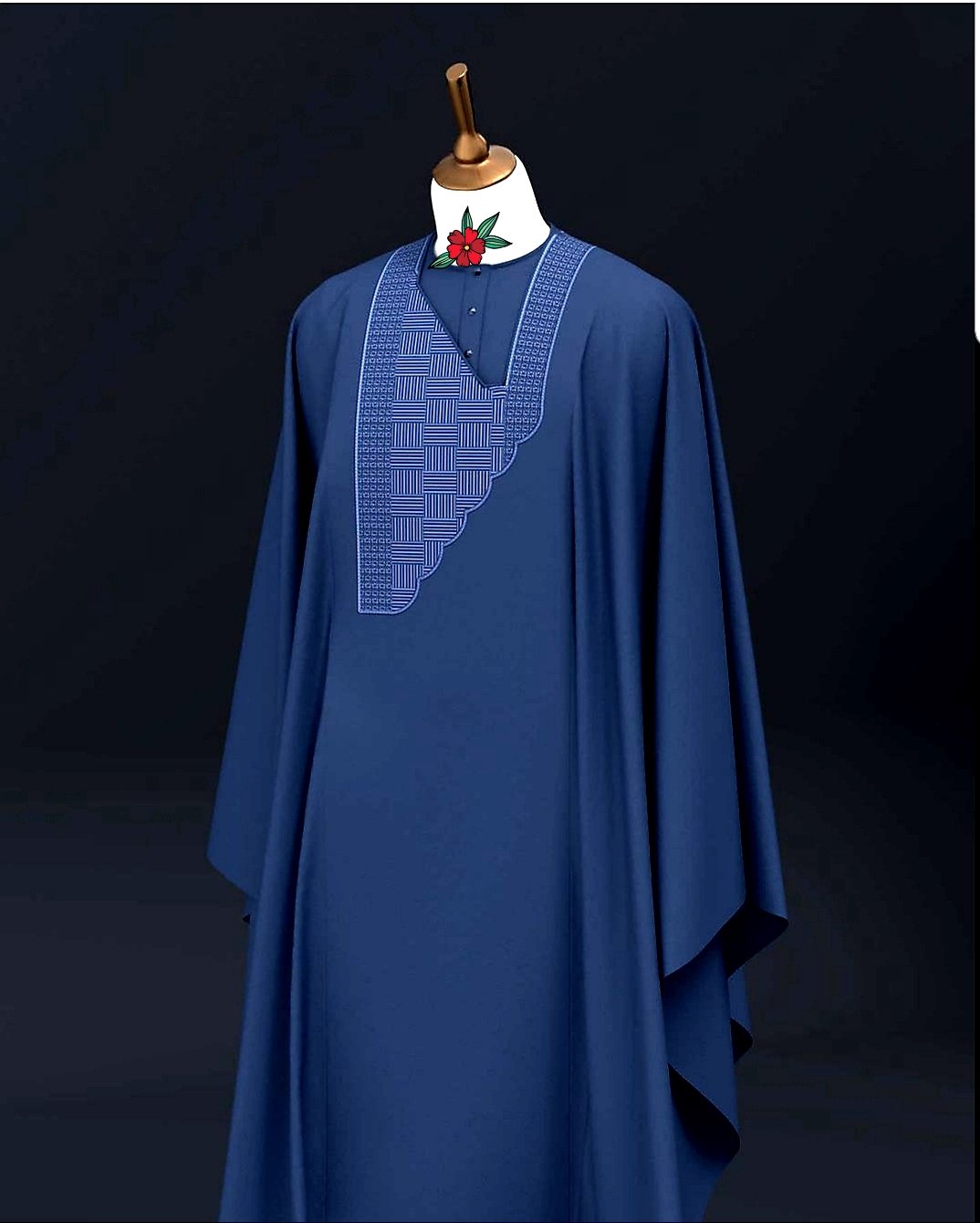 Navy Blue Ricardo Wool