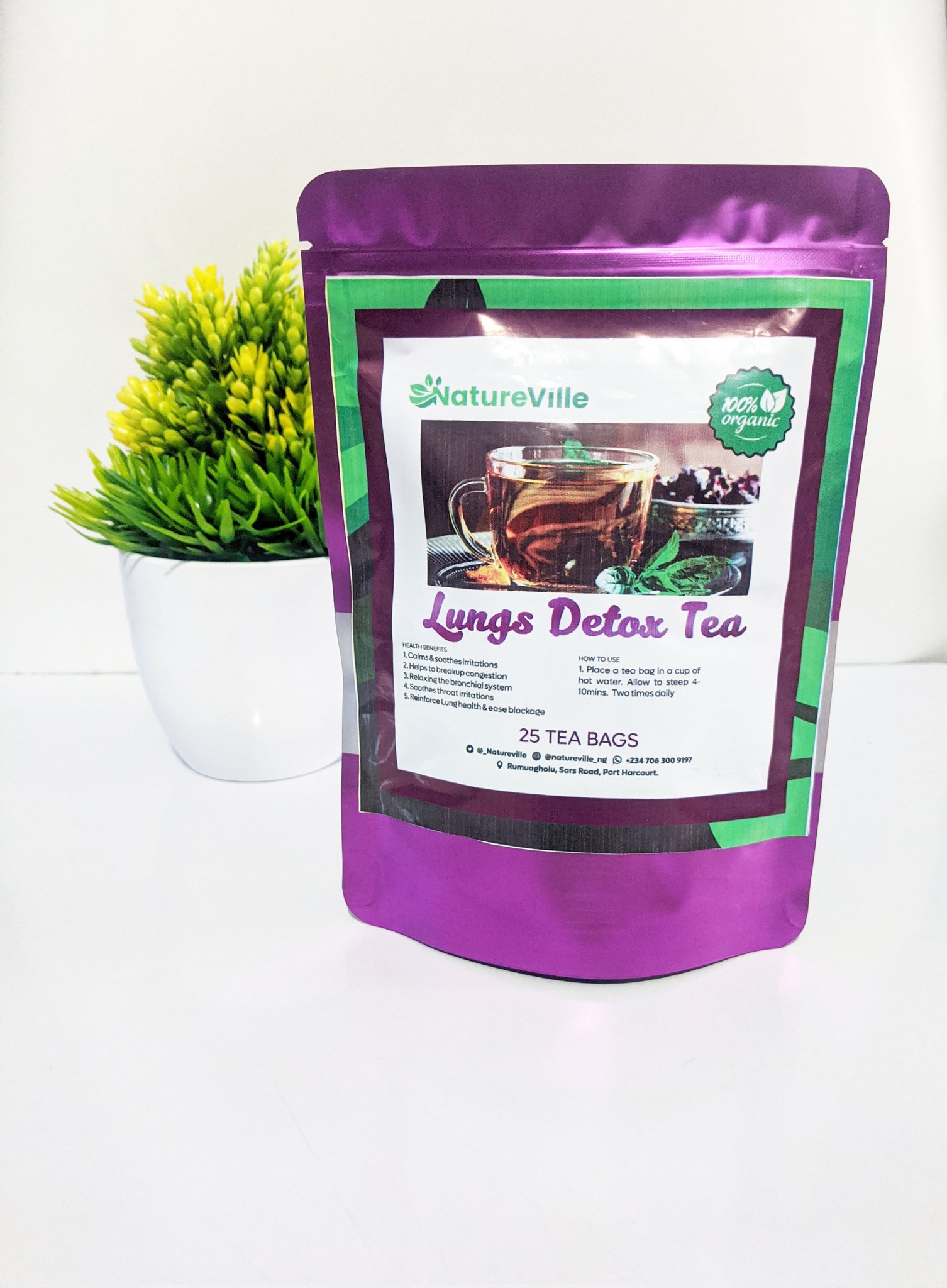 Lungs detox tea