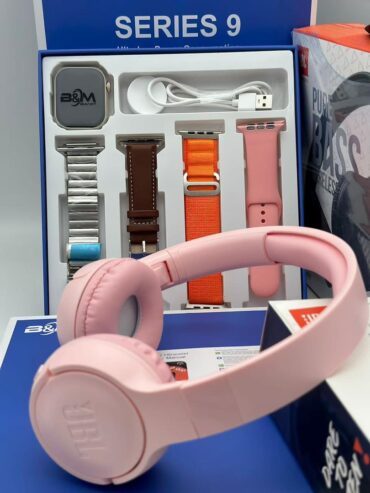 Smart watch series 9 with JBL headset