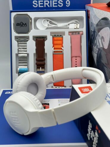 Smart watch series 9 with JBL headset