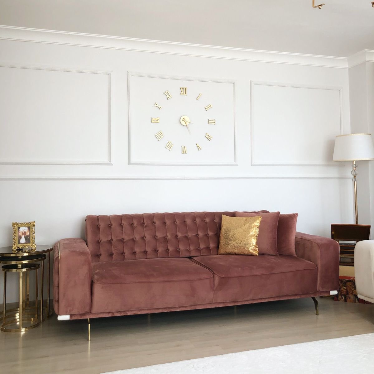 3 seater modern sofa and a coffee table