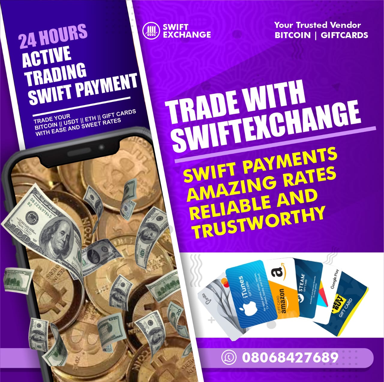 Crypto/Giftcard exchange