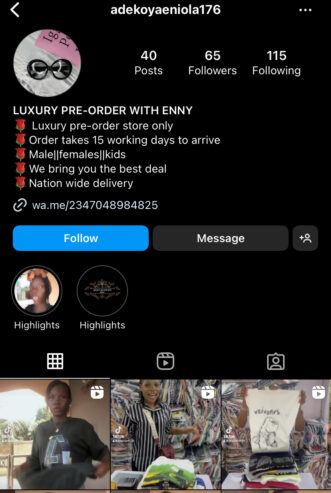 LUXURY PRE-ORDER BY ENNY