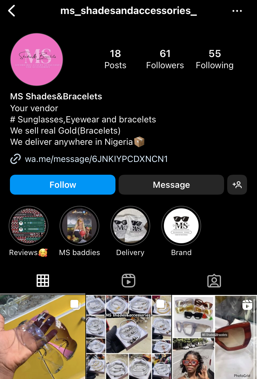 MS – SHADES & ACCESSORIES