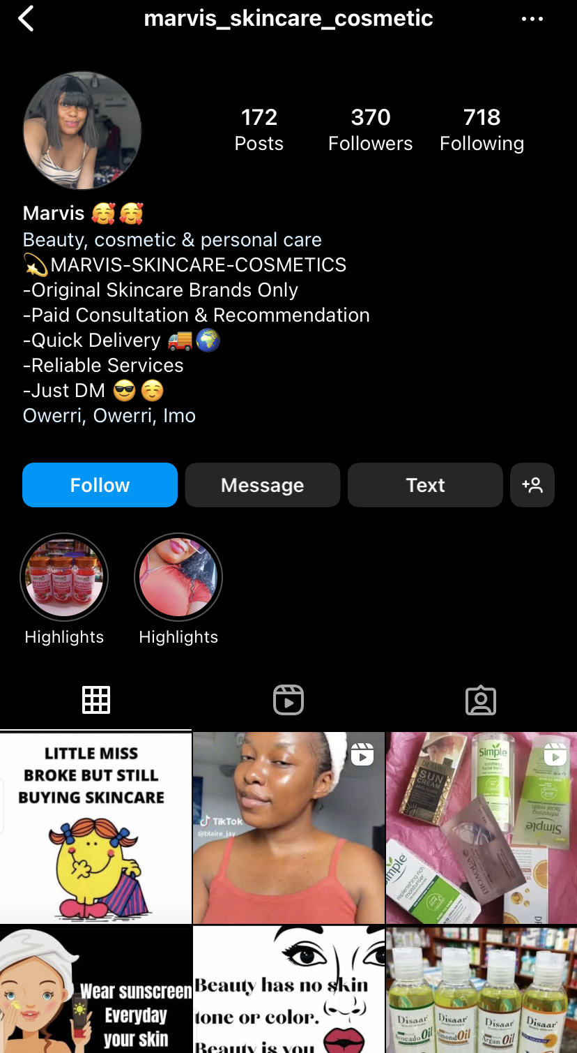 MARVIS SKINCARE COSMETICS