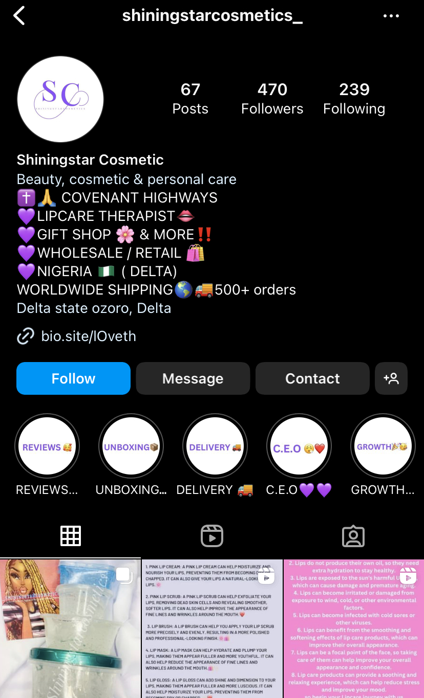 SHINNING STAR COSMETICS