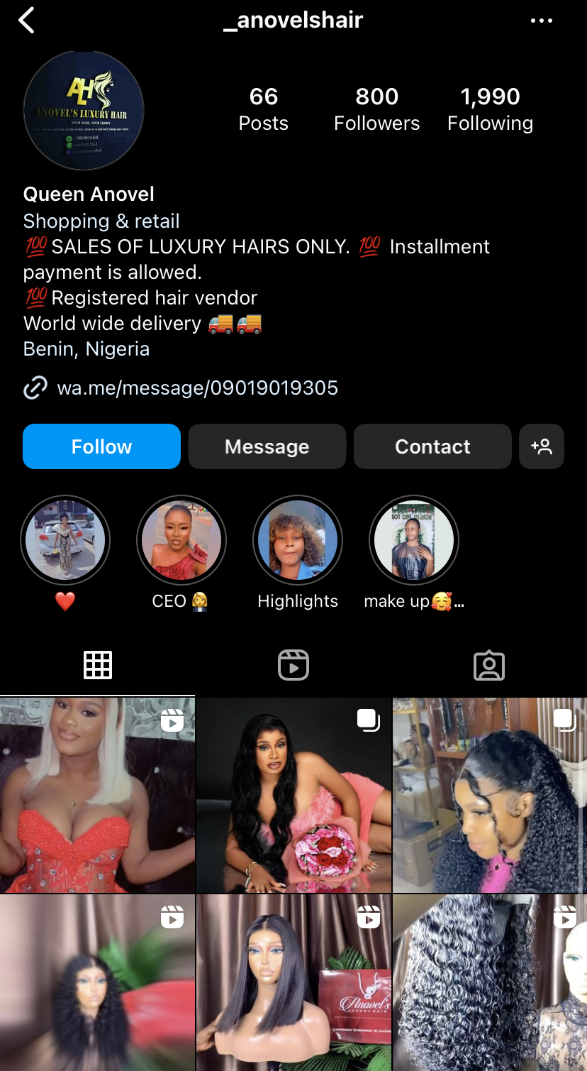 ANOVEL’s LUXURY HAIR