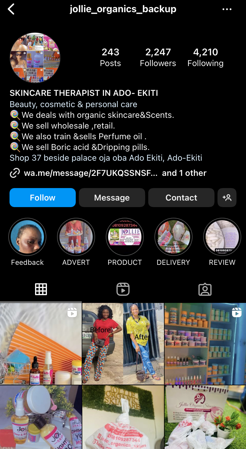 JOLLIES ORGANIC SKINCARE