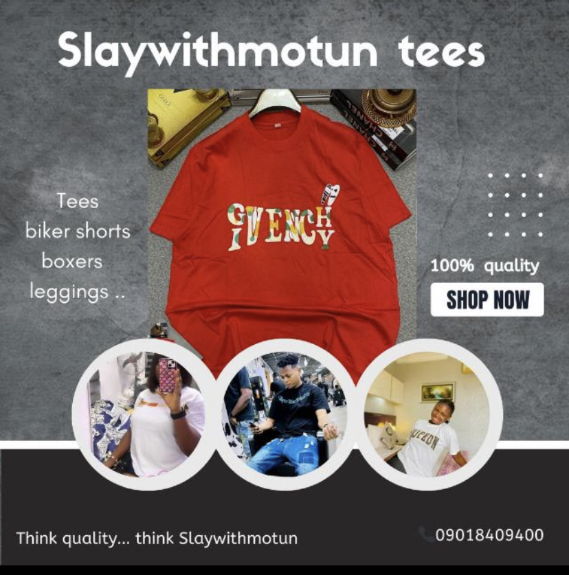 SLAY WITH MOTUN TEES