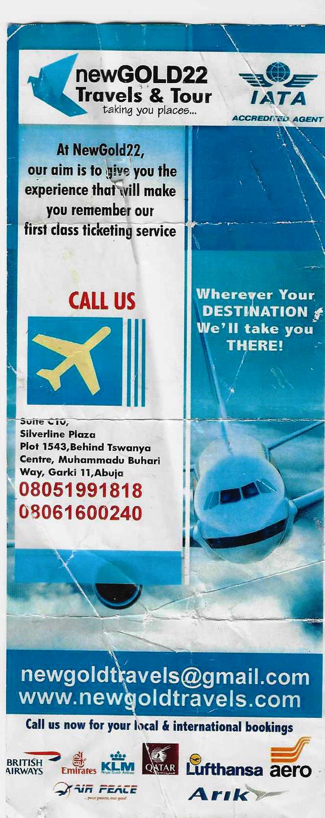 NEWGOLD22 TRAVELS AND TOUR