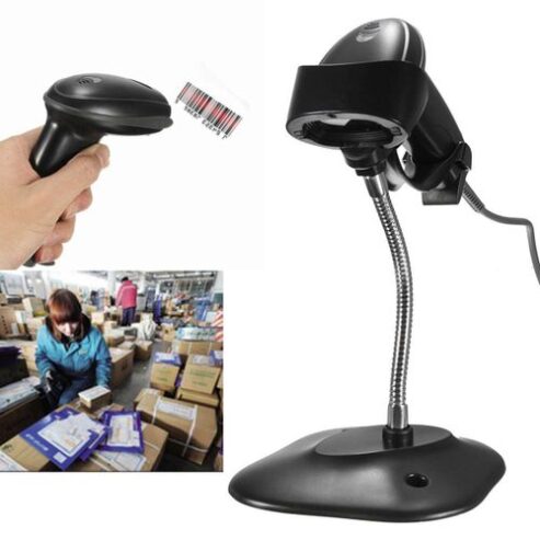 High-End Wired Barcode Scanner With Stand