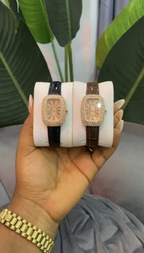 Female Leather wrist watch