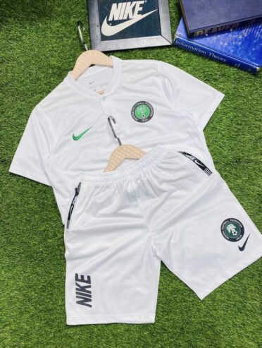 Super eagle’s pre match kit and official polo