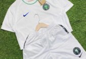 Super eagle’s pre match kit and official polo