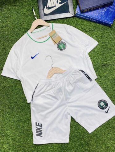 Super eagle’s pre match kit and official polo