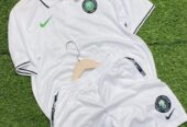 Super eagle’s pre match kit and official polo