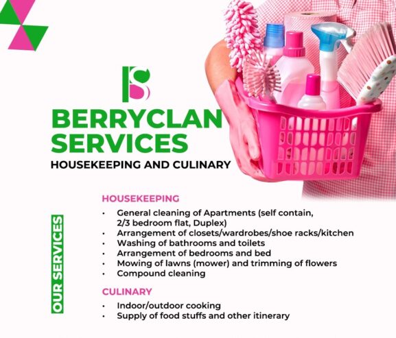 Cleaning and laundry services