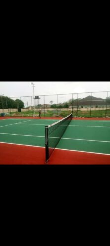 Construction of basketball court