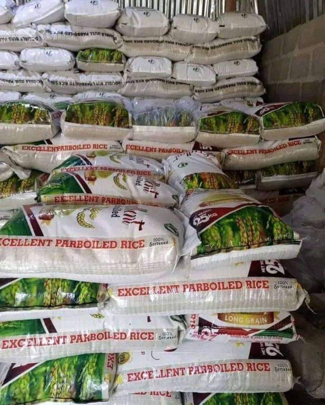 CUSTOM AUCTION OF BAGS OF RICE