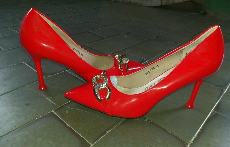 Red female heel