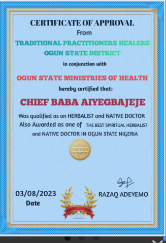 +234811 038 5497 The best powerful spiritual herbalist man in Nigeria to make money