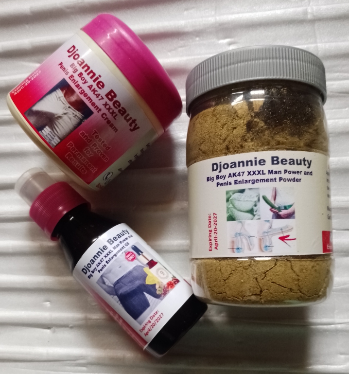 Big Boy AK 47 XXXL Penis Enlargement Cream, Oil and Powder Combo