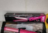 2in1 hair curler and straightener